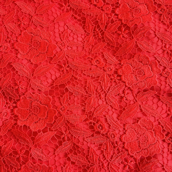 J Crew Lace Sheath Dress- Coral size 0 - Picture 7 of 12